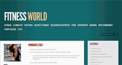 Desktop Screenshot of fitness-world.hu